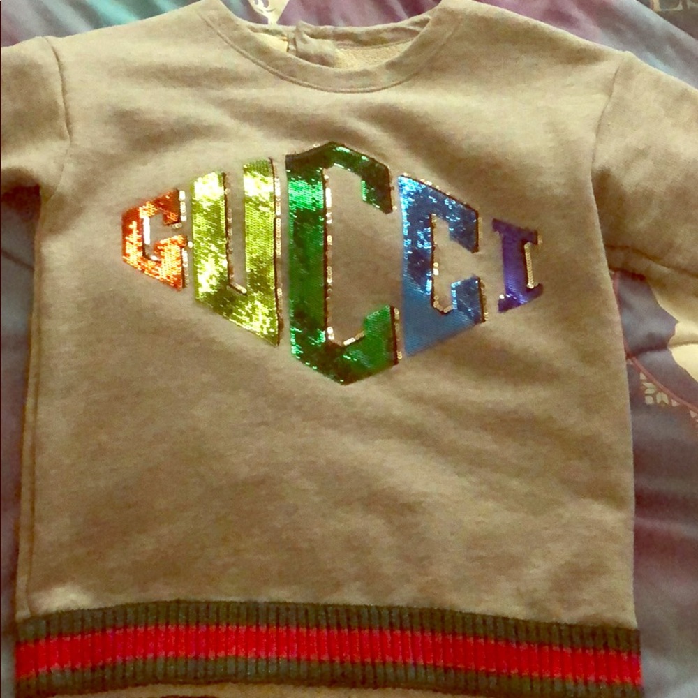 Kids Gucci sequins sweater